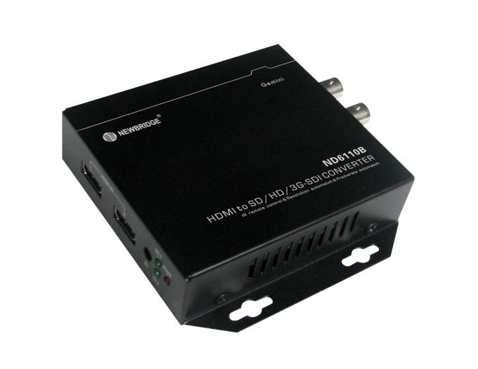 12V DC HDMI al transmisor-receptor de la fibra de 3G SDI con 2 * puerto 1080P de HDMI