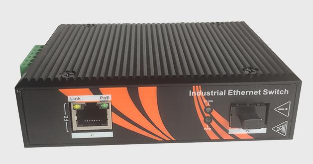 Ethernet industrial manejó el metal Shell del puerto 100Mbps del interruptor 1 con el puerto de SFP