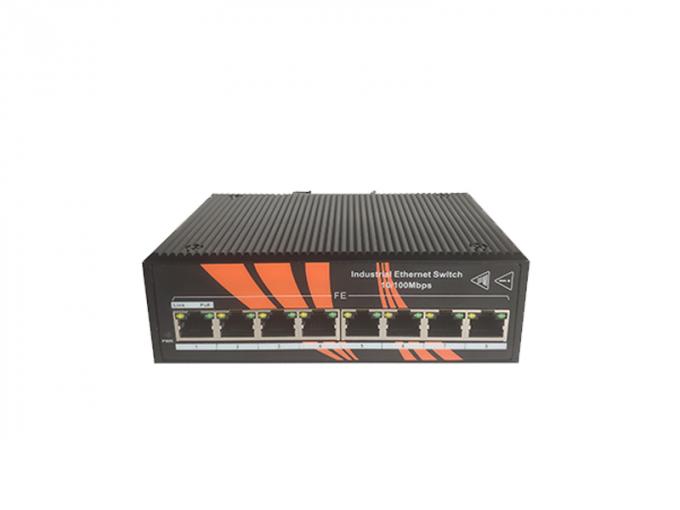 El interruptor Unmanaged IP40 de Ethernet del PoE de 8 puertos protege el grado sin el ventilador